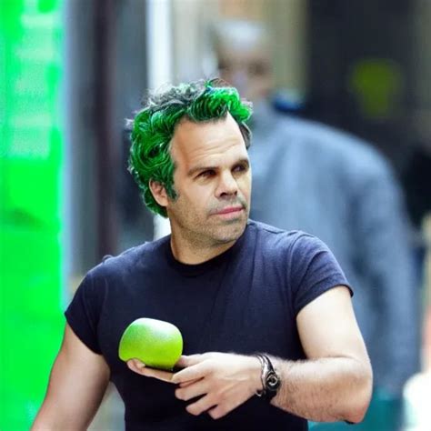 Mark Ruffalo As A Green Apple Stable Diffusion Openart