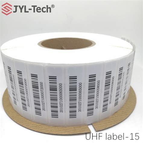 Eco Friendly Ucode 8 9 Disposable RFID Tags Paper RFID Sticker UHF