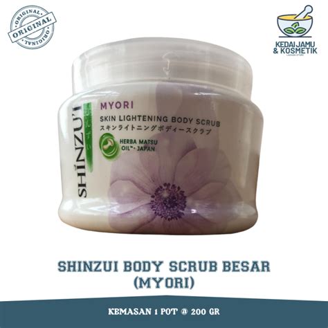 Shinzui Skin Lightening Body Scrub BESAR Ukuran 200 Gram Lazada Indonesia