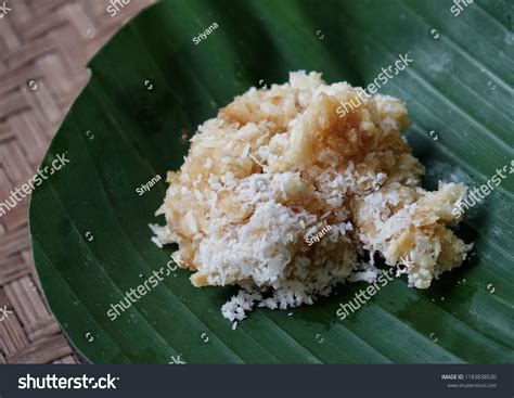 Indonesian Traditional Food Sawut Singkong Cassava Stock Photo