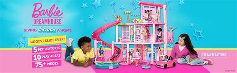 Barbie Dreamhouse Juego De Casa De Muñecas Con Más De 75 Piezas Incluyendo Muebles