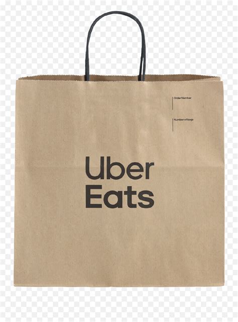 Uber Eats Delivery Bags Paper Bag Png Uber Eats Png Free