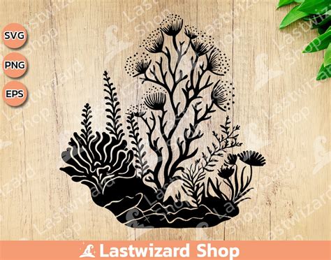 Coral Reefs Svg Png Marine Biologist Svg Ocean Tattoo Scuba Etsy