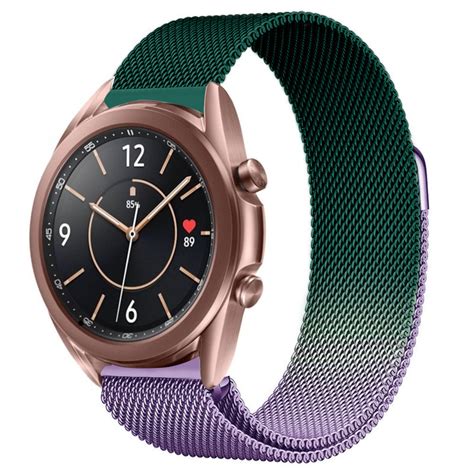 Samsung Galaxy Watch Mm Milanese Armband Lila Gr N