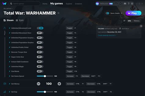 Total War: WARHAMMER Cheats & Trainers for PC | WeMod