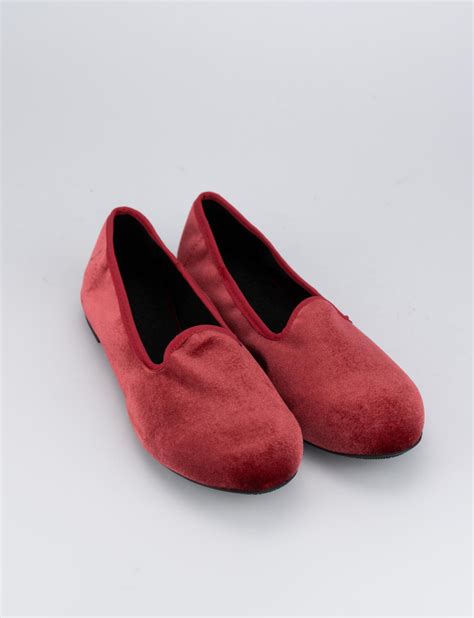 Ballerina Friulana Tacco 1 Cm Rosso Camoscio Barca Stores