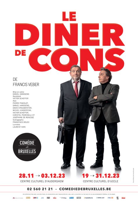 Le Dîner de Cons Comédie de Bruxelles