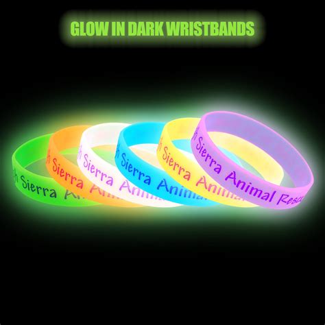 Glow In The Dark Silicone Bracelets