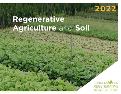 Brief Regenerative Agriculture And Soil Funders For Regenerative