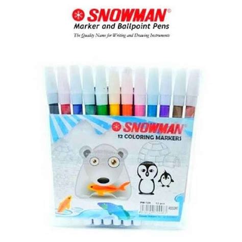 Jual Sign Pen W Snowman Spidol Warna Pw A Di Seller Tbmomerr