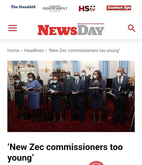 Prof Jonathan Moyo On Twitter New Zec Commissioners Too Young Newsday The New