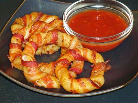 Bacon Wrapped Onion Rings Carb Wars Cookbooks