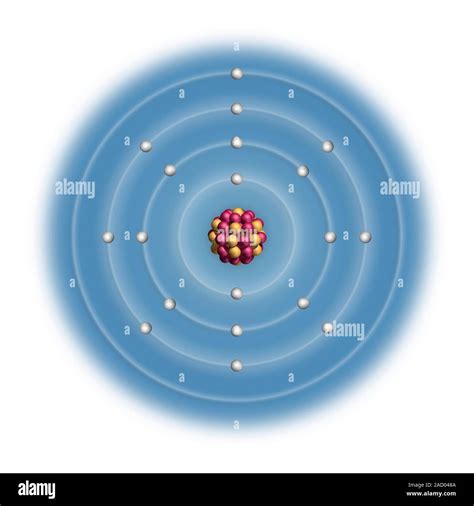 Potassium K Diagram Showing The Nuclear Composition And Electron Configuration Of An Atom Of