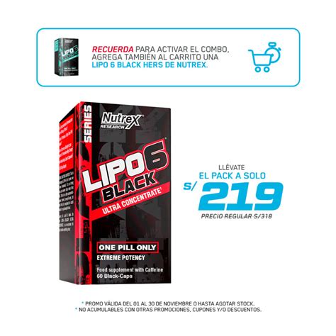 LIPO 6 Black Ultra Concentrado Nutrex Nutripoint