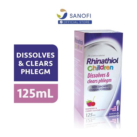 Rhinathiol Cough Relief Children Syrup 125ml Lazada Singapore