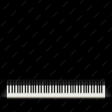 Premium Vector | Piano black background