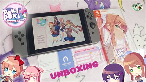 Unboxing Doki Doki Literature Club Plus Premium Edition Nintendo