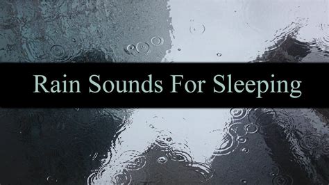 Rain Sounds For Sleeping Sleep Instantly With Heavy Rain And Thunder