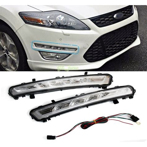 Akcesoria Samochodowe Do 2011 2012 2013 Ford MONDEO 2x LED DRL Jazdy