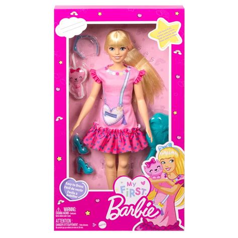 Barbie My First Barbie Lalka Moja Pierwsza Barbie Malibu Lalki