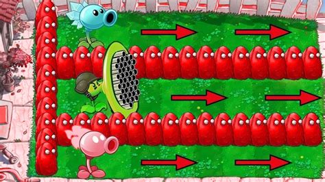 Hypno Peashooter Gatling Pea Snow Pea Vs Dr Zomboss Garganture