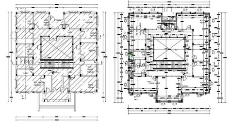 Huge Architectural Building Design Of Hostel With Working Drawing