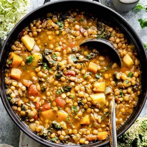 Vegetarian Lentil Soup - Healthy Seasonal Recipes