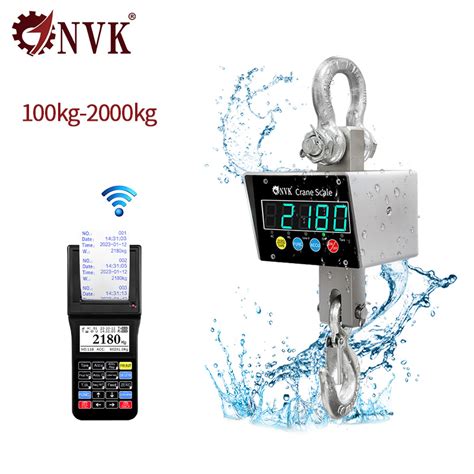 Nvk Ocs Series Digital Portable Crane Scale Industrial Wireless Hanging