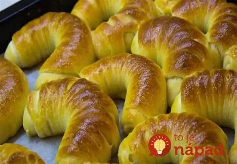 Hrnčekové mäkučké rožky z kyslej smotany najlepší recept Skúste ich