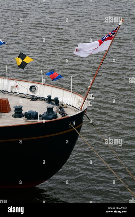 Her Majesty S Yacht HMY Britannia Exhibition Ship At Ocean Terminal