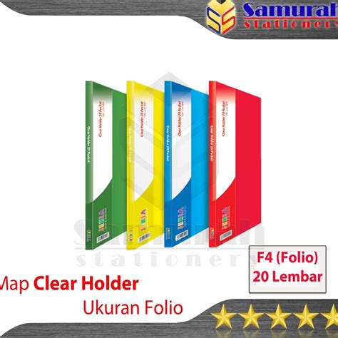 jual star map clear holder  pocket polos folio jenia album plastik