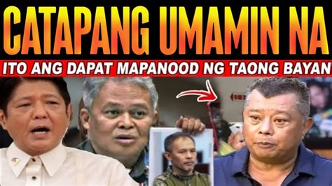 Shocking Pbbm Senado Nabulaga Sa Matinding Ibinunyag Ni Catapang