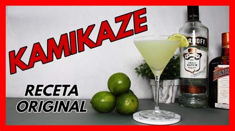 Cómo hacer el coctel KAMIKAZE Receta Paso a Paso Preparación