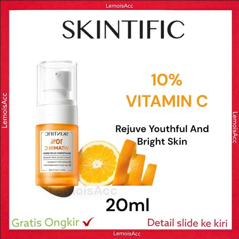 Jual Skintific Vitamin C Brightening Glow Serum Ml Shopee Indonesia