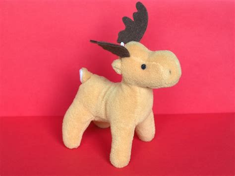 Premium Photo Plush Deer Toy