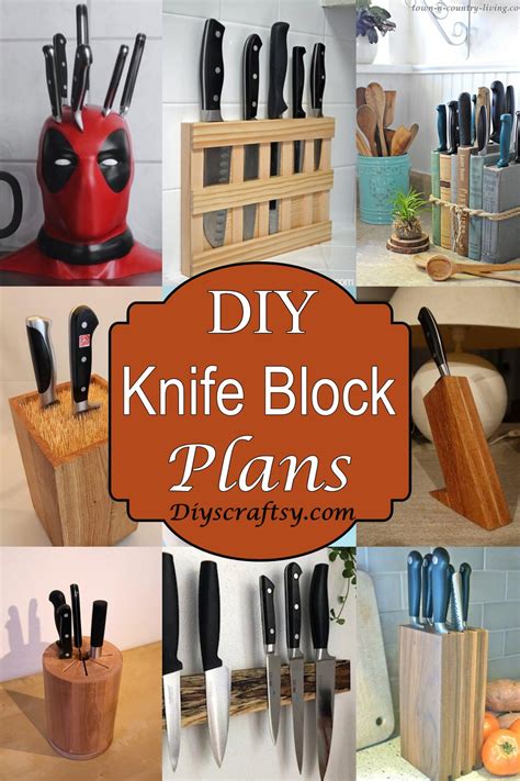 Diy Knife Block Plans To Use Anywhere Diyscraftsy