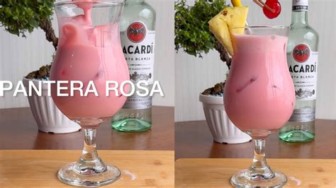 CÓCTEL PANTERA ROSA Aquí te enseño a prepara esta delicioso trago