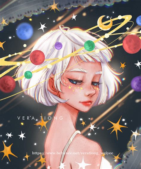 Space Girl On Behance