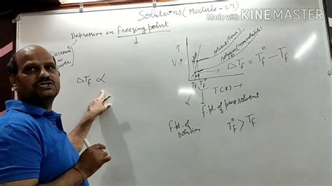 Xii Chemistry Depression In Freezing Point Module 7 Youtube