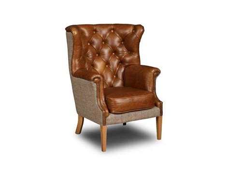 Chesterfield Harris Tweed Wallflower Fauteuil House Of Chesterfield