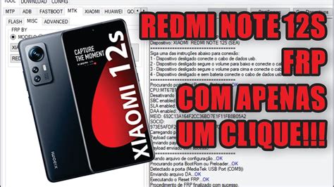 Procedimento De Remo O De Conta Google Via Frp Do Xiaomi Redmi Note