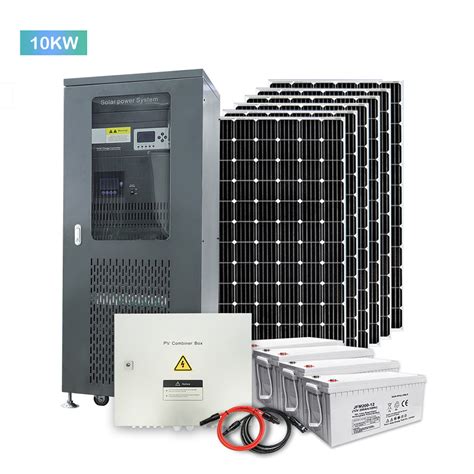 10kw Off Grid Home Potovoltaic Solar System 10kVA With PV Solar Panel