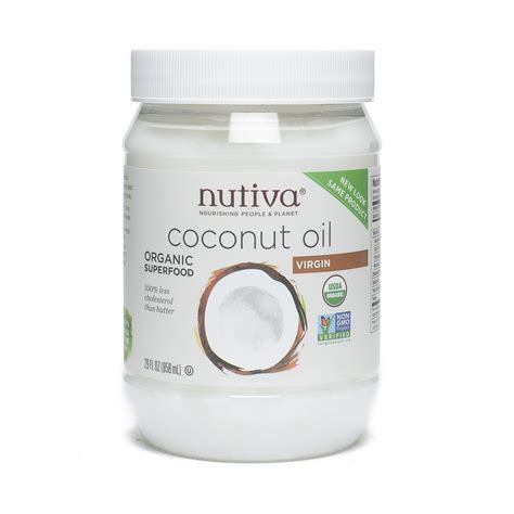 Oz Organic Virgin Coconut Oil By Nutiva Thrive Market