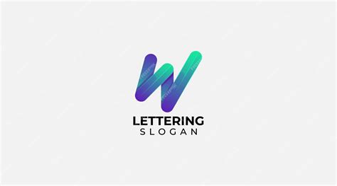 Premium Vector Alphabet W Letter Or Gradient W Design For Your Business