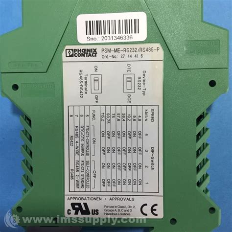 Phoenix Contact Psm Me Rs Rs P Interface Converter Ims Supply