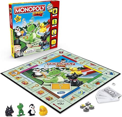 Hasbro Gaming Monopoly Junior Edici N Para Ni Os Versi N Italiana