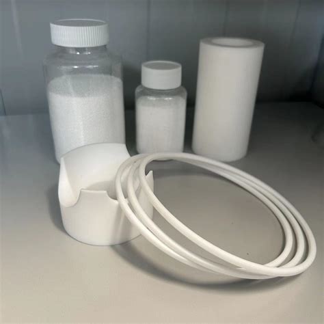 Polytetrafluoroethylene Raw Material Particles With High Lubrication