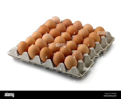 eggs in egg tray Stock Photo - Alamy