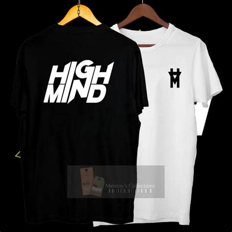 Highminds New Logo Trend Shirt Front And Back With Freebies Lazada Ph