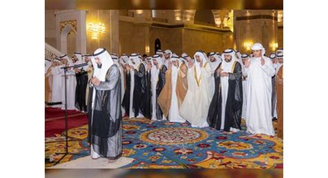 Fujairah Ruler Performs Eid Al Fitr Prayer At Sheikh Zayed Grand Mosque